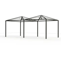 Schattenmanufaktur*SIENA GARDEN Schattenmanufaktur® Basis-Set | Comuna | matt anthrazit | 3x6 m