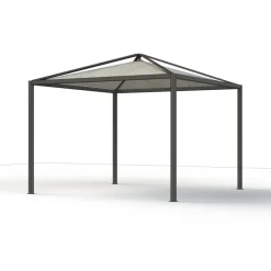 Schattenmanufaktur*SIENA GARDEN Schattenmanufaktur® Dachbezug-Set | Comuna | silber
