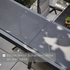 Schattenmanufaktur*SIENA GARDEN Schattenmanufaktur® Dacherweiterung | matt anthrazit