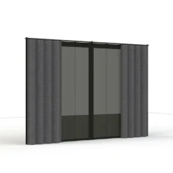 Schattenmanufaktur*SIENA GARDEN Schattenmanufaktur® Vorhang und Insektenschutz | anthrazit | 300 x 210 cm