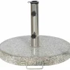 Schirmst盲nder*SIENA GARDEN Schirmständer Granit | 30 kg | hellgrau