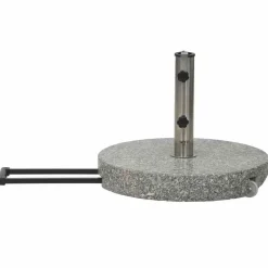 Schirmst盲nder*SIENA GARDEN Schirmständer Granit | 40 kg | hellgrau
