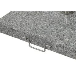 Schirmst盲nder*SIENA GARDEN Schirmständer Granit | 45 kg | hellgrau
