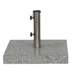 Schirmst盲nder*SIENA GARDEN Schirmständer Granit | 45 kg | hellgrau