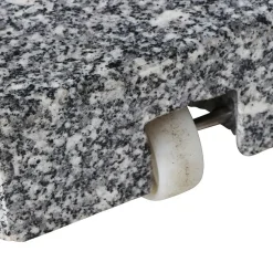 Schirmst盲nder*SIENA GARDEN Schirmständer Granit | 45 kg | hellgrau