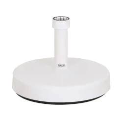 Schirmst盲nder*SIENA GARDEN Schirmständer Kunststoff | befüllbar | 25 kg | weiß