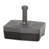 Schirmst盲nder*SIENA GARDEN Schirmständer Kunststoff | befüllbar | 45 kg | anthrazit