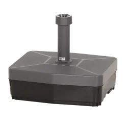Schirmst盲nder*SIENA GARDEN Schirmständer Kunststoff | befüllbar | 45 kg | anthrazit