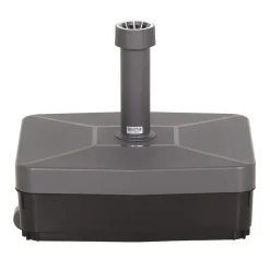 Schirmst盲nder*SIENA GARDEN Schirmständer Kunststoff | befüllbar | 45 kg | anthrazit
