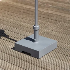 Schirmst盲nder*SIENA GARDEN Schirmständer Kunststoff/Beton | 40 kg | anthrazit