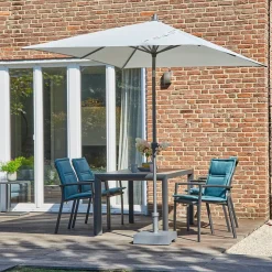 Schirmst盲nder*SIENA GARDEN Schirmständer Kunststoff/Beton | 40 kg | anthrazit
