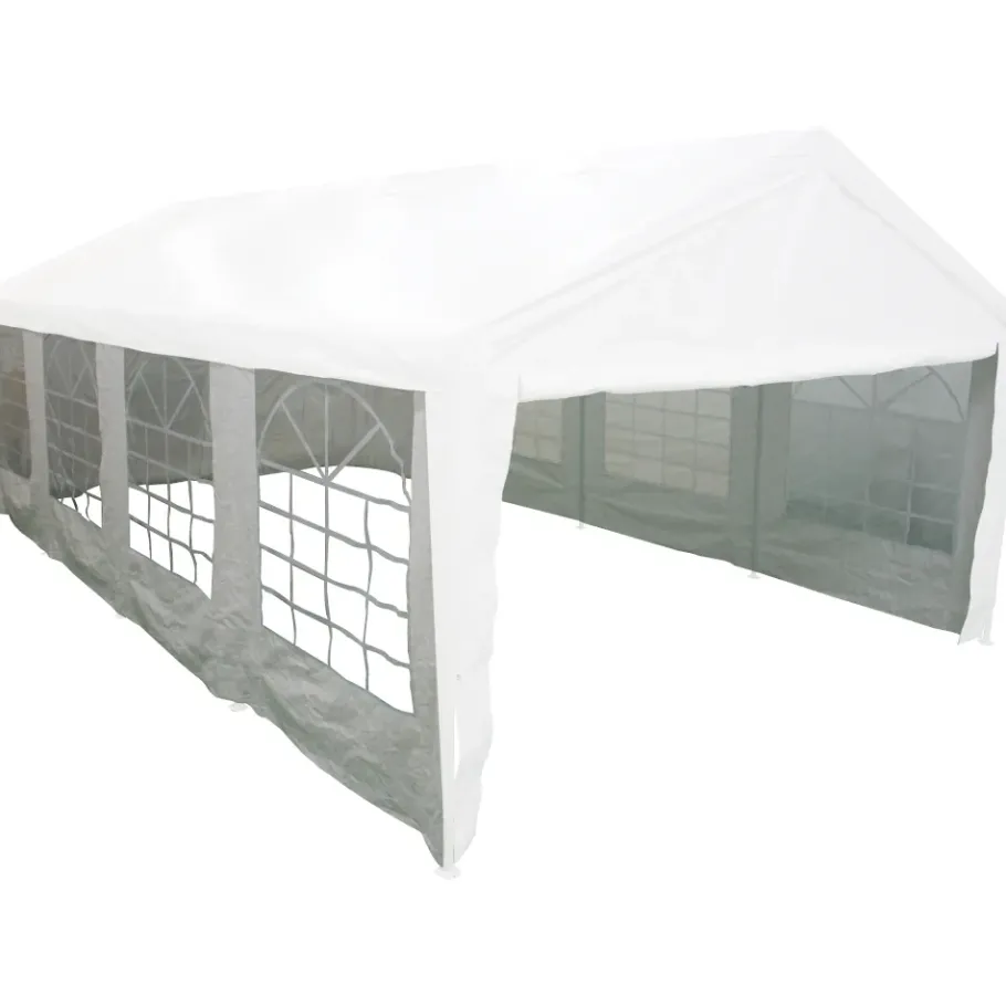 Pavillons*SIENA GARDEN Seitenteile weiß zu Event Pavillon 4x8 Meter