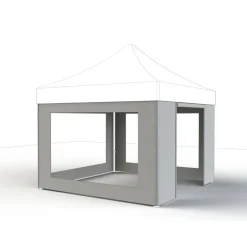 Pavillons*SIENA GARDEN Seitenteile weiß zu Pavillon Pro 3x3 Meter