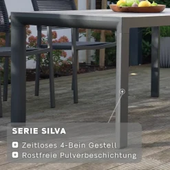 Esstische*SIENA GARDEN Silva Gartentisch | HPL ferro
