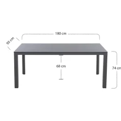 Esstische*SIENA GARDEN Silva Gartentisch | HPL ferro
