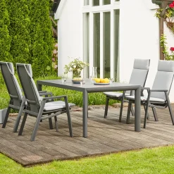 Esstische*SIENA GARDEN Silva Gartentisch | Keramik wood-grey