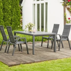 Esstische*SIENA GARDEN Silva Gartentisch | Keramik wood-grey