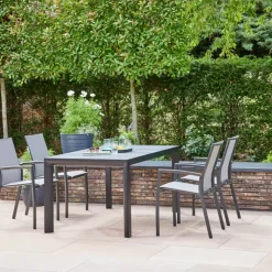 Esstische*SIENA GARDEN Silva Gartentisch | Keramik wood-grey