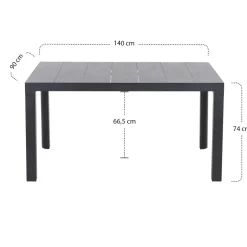Esstische*SIENA GARDEN Silva Gartentisch | Keramik wood-grey