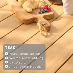 Esstische*SIENA GARDEN Sincro Gartentisch | Teakholz FSC® 100 % natur