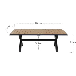 Esstische*SIENA GARDEN Sincro Gartentisch | Teakholz FSC® 100 % natur