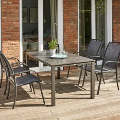 Esstische*SIENA GARDEN Sola Gartentisch | HPL dark stone