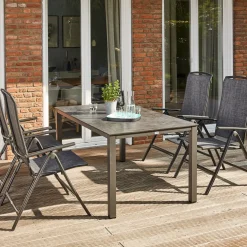 Esstische*SIENA GARDEN Sola Gartentisch | HPL dark stone
