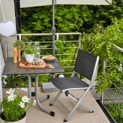 Klapptische*SIENA GARDEN Sola Klapptisch | HPL dark stone