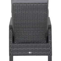 Loungemöbel*SIENA GARDEN Solea Loungesessel | Rattangeflecht nacht-blau