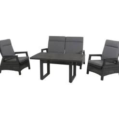 Loungetische*SIENA GARDEN Solea Loungetisch | Keramik anthrazit