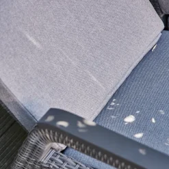 Loungemöbel*SIENA GARDEN Solea Move Loungesofa | 2-Sitzer | Rattangeflecht nacht-blau