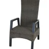Wintergartenmöbel | Move Sessel*SIENA GARDEN Taranto Move Gartensessel | Rattangeflecht charcoal-grey