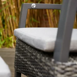 Wintergartenmöbel | Move Sessel*SIENA GARDEN Taranto Move Gartensessel | Rattangeflecht grau