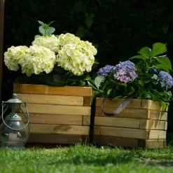 Pflanzgefäße*SIENA GARDEN Taunus Pflanzkübel modern Kiefer FSC® 100%
