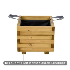 Pflanzgefäße*SIENA GARDEN Taunus Pflanzkübel modern Kiefer FSC® 100%