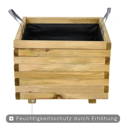 Pflanzgefäße*SIENA GARDEN Taunus Pflanzkübel modern Kiefer FSC® 100%