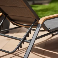 Gartenliegen*SIENA GARDEN Tesoro Gartenliege | RANOTEX® royal grau