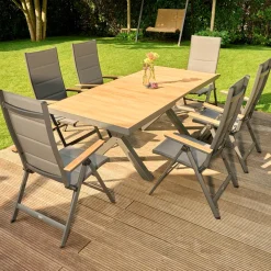 Klappsessel*SIENA GARDEN Tesoro Klappsessel | RANOTEX® royal grau