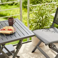 Klappsessel*SIENA GARDEN Tesoro Klappstuhl | RANOTEX® schwarz-silber