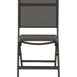 Klappsessel*SIENA GARDEN Tesoro Klappstuhl | RANOTEX® schwarz-silber