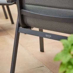 Stapelsessel*SIENA GARDEN Tesoro Stapelsessel | RANOTEX® royal grau