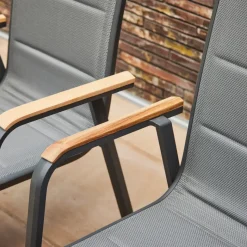 Stapelsessel*SIENA GARDEN Tesoro Stapelsessel | RANOTEX® royal grau