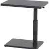 Beistelltische*SIENA GARDEN Toreno Beistelltisch höhenverstellbar | Glas dark concrete