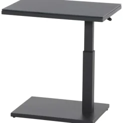 Beistelltische*SIENA GARDEN Toreno Beistelltisch höhenverstellbar | Glas dark concrete