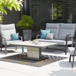 Loungemöbel*SIENA GARDEN Valencia Loungesessel | RANOTEX® dunkelgrau