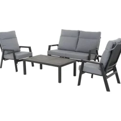 Loungemöbel*SIENA GARDEN Valencia Loungesessel | RANOTEX® dunkelgrau
