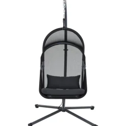 Hängesessel*SIENA GARDEN Yobaya Hängekorb | Polyester Air-Mesh cool black