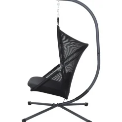 Hängesessel*SIENA GARDEN Yobaya Hängekorb | Polyester Air-Mesh cool black