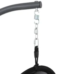 Hängesessel*SIENA GARDEN Yobaya Hängekorb | Polyester Air-Mesh cool black