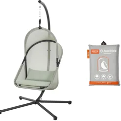 Hängesessel*SIENA GARDEN Yobaya Hängekorb-Set | Polyester Air-Mesh light green